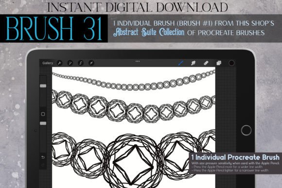 Download Procreate Brush #31 – Abstract Suite - Procreate Collection