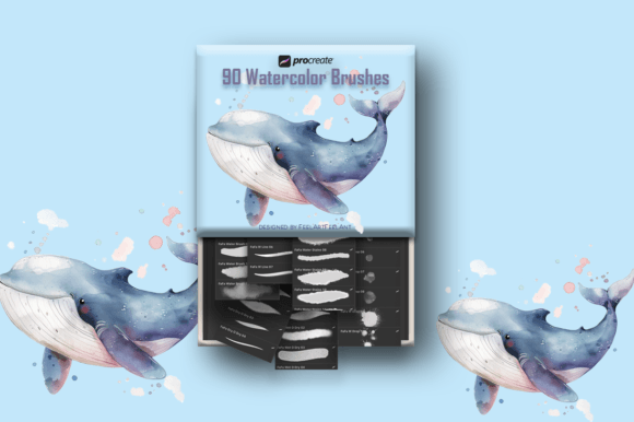 Download Watercolor Brushes for Procreate - Procreate Collection