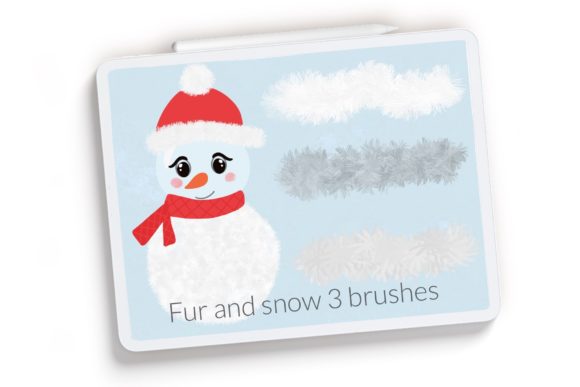Download Fur Brushes, Snowflakes Brush Procreate - Procreate Collection