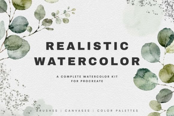 Download Realistic Watercolor Procreate Brushes - Procreate Collection