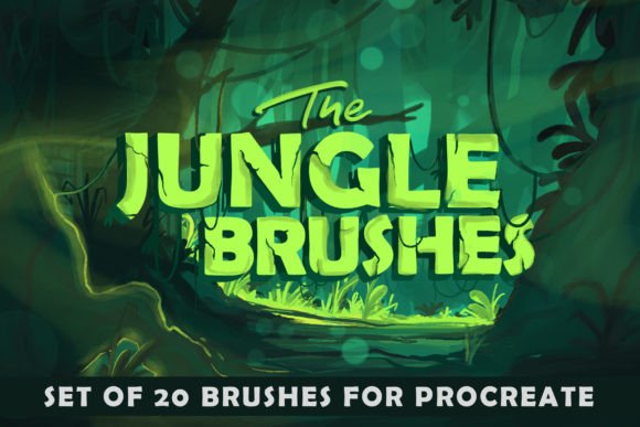 Download The JUNGLE: PROCREATE BRUSHES - Procreate Collection