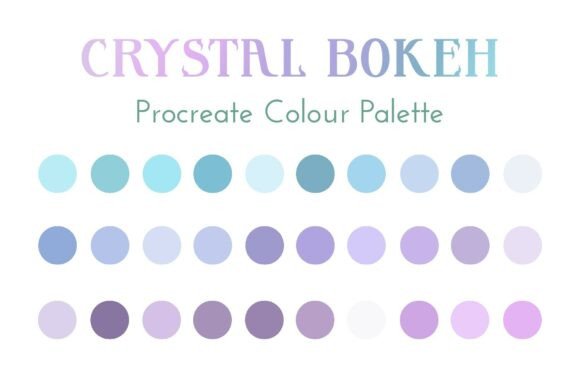 Download Crystal Bokeh Procreate Colour Palette - Procreate Collection