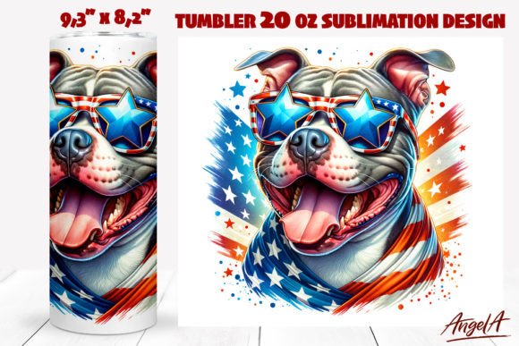 Download Patriotic Funny Black Pit Bull Tumbler - Premium Bundle
