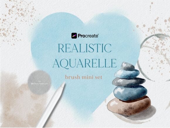 Download Realistic Watercolor Brush for Procreate - Procreate Collection