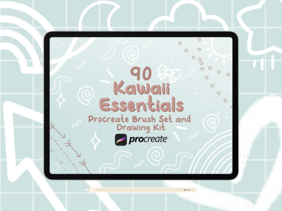 Download Kawaii Essentials Procreate Brush Set - Procreate Collection