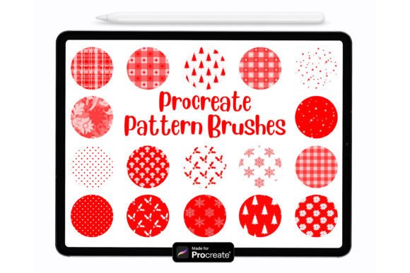 Download 20 Procreate Christmas Pattern Brushes - Procreate Collection