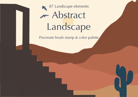 Download Procreate Stamp Brushes Landscape - Procreate Collection