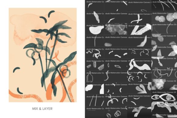 Download ProCreate Watercolor Floral Brushes - Procreate Collection