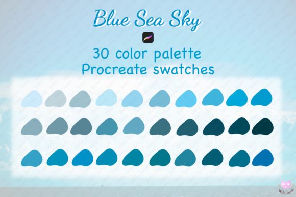 Download Blue Sea Procreate Color Palette - Procreate Collection
