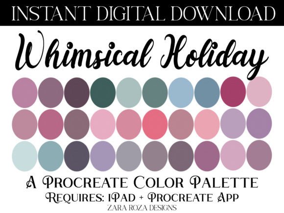 Download Whimsical Holiday Procreate Palette - Procreate Collection