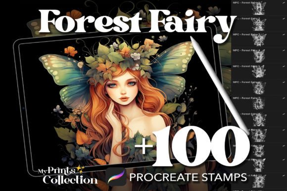 Download 100+ Procreate Forest Fairy Stamps - Procreate Collection