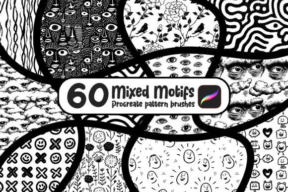 Download 60 Procreate Pattern Brushes - Procreate Collection