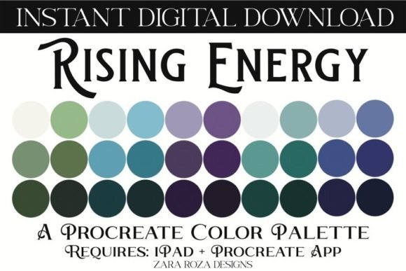 Download Rising Energy Procreate Color Palette - Procreate Collection