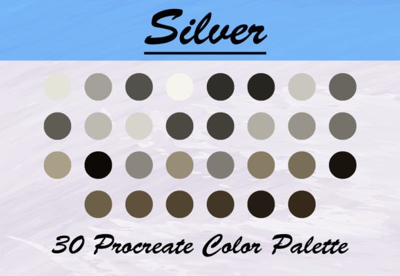 Download Silver Metal Procreate Swatches - Procreate Collection