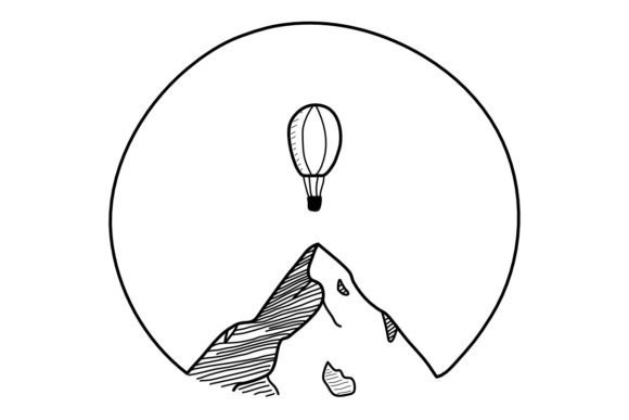 Download Mountain Scape Procreate Brush Stamp - Procreate Collection