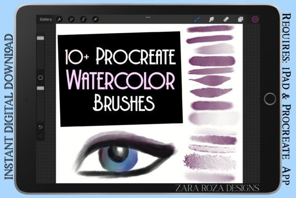 Download Watercolor Procreate Brushes - Procreate Collection
