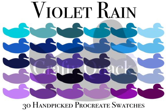 Download Violet Rain Procreate Swatches Palette - Procreate Collection