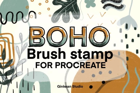 Download Abstract Shape Brush Stamp for Procreate - Procreate Collection
