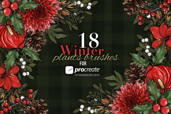 Download Procreate Winter Plant Brushes - Procreate Collection