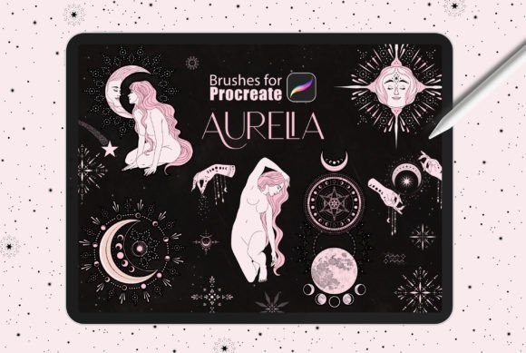 Download Procreate - Aurelia - 145 Brushes, Witch - Procreate Collection