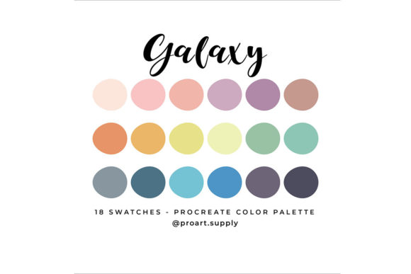 Download Galaxy Procreate Color Palette - Procreate Collection