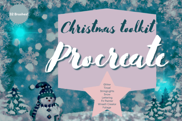 Download Procreate Christmas Toolkit 32 X Brushes - Procreate Collection