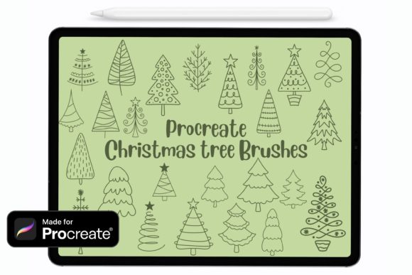 Download Procreate Christmas Tree Brushes - Procreate Collection