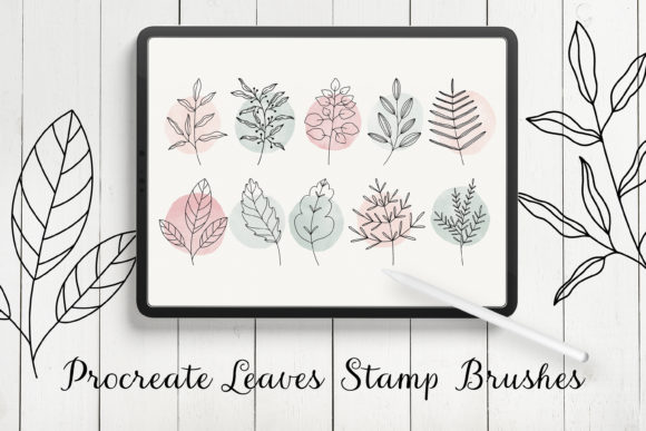 Download Leaves and Branches Procreate Stamps - Procreate Collection