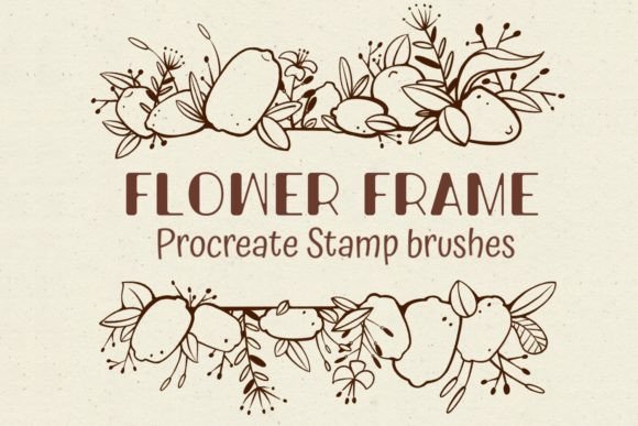 Download Flower Frames Procreate Brushes - Procreate Collection