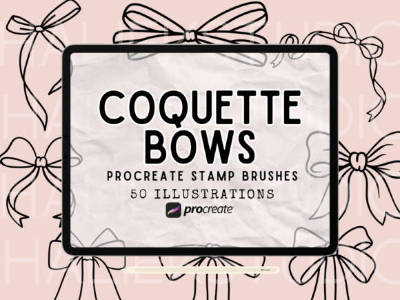 Download Coquette Bows Procreate Brush Set - Procreate Collection