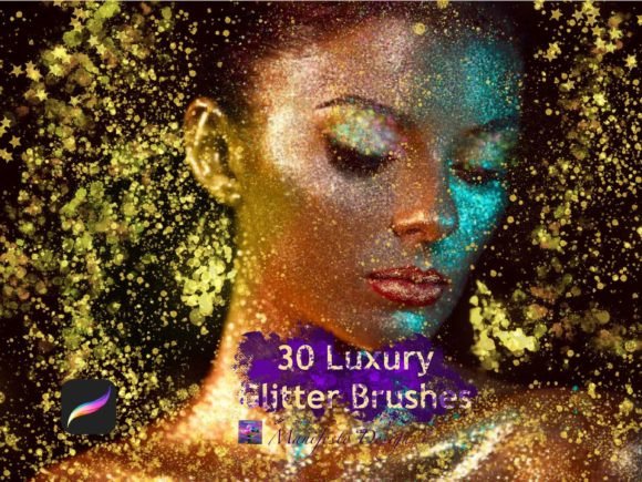 Download 30 Glitter Procreate Brushes - Procreate Collection
