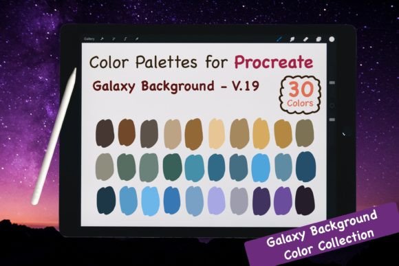 Download Procreate Color Palettes - Galaxy V.19 - Procreate Collection