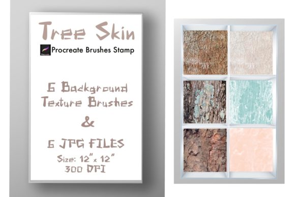Download Tree Skin Procreate Brushes Stamp - Procreate Collection