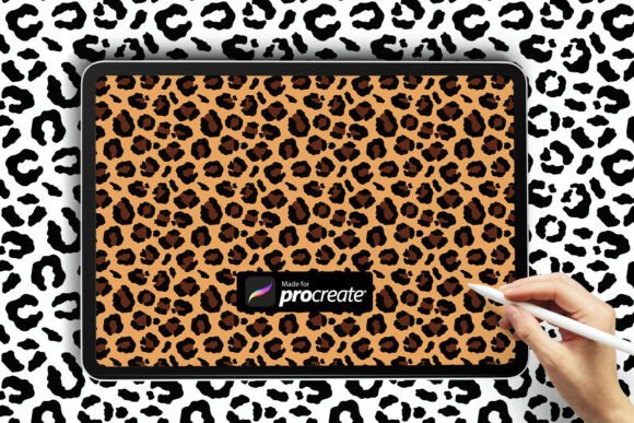 Download Leopard Print Pattern Procreate Brush - Procreate Collection