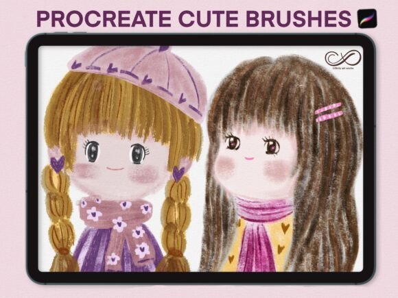 Download Cute Illustration Brushes for Procreate - Procreate Collection