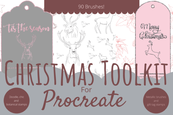 Download Procreate Christmas Toolkit X 90 Brushes - Procreate Collection
