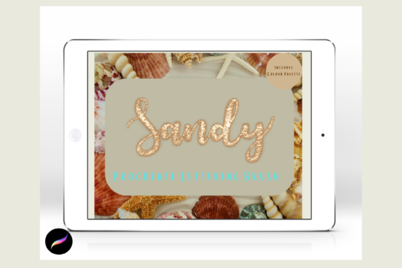 Download Sandy Procreate Lettering Brush/Swatch - Procreate Collection
