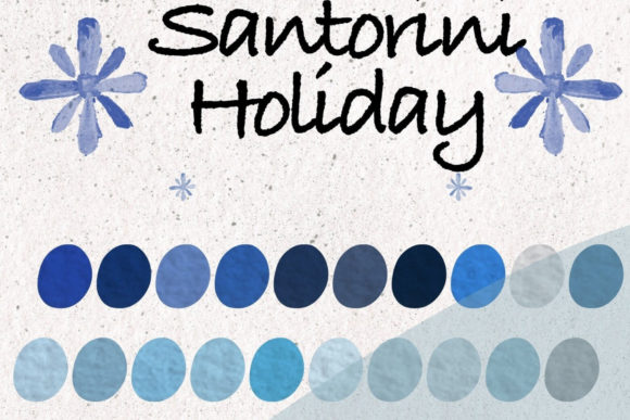 Download Santorini Holidays Procreate Swatches - Procreate Collection
