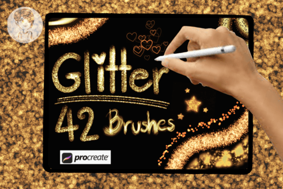 Download Glitter Brush Set for Procreate - Procreate Collection