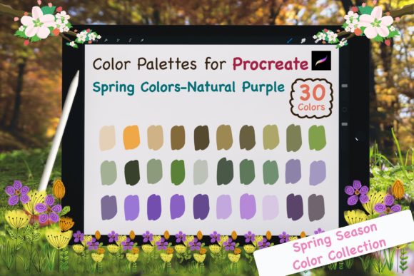 Download Procreate Color Palettes-SpringNaturalPu - Procreate Collection