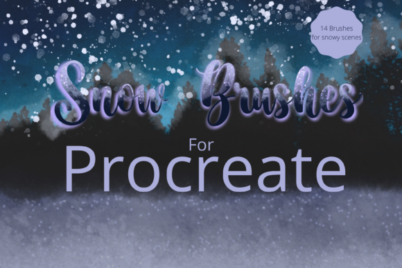 Download Snow Brushes for Procreate X 14 - Procreate Collection