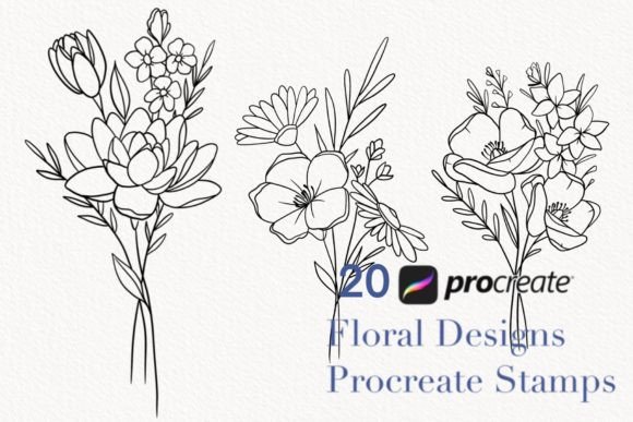 Download Procreate Botanical Stamps - Procreate Collection