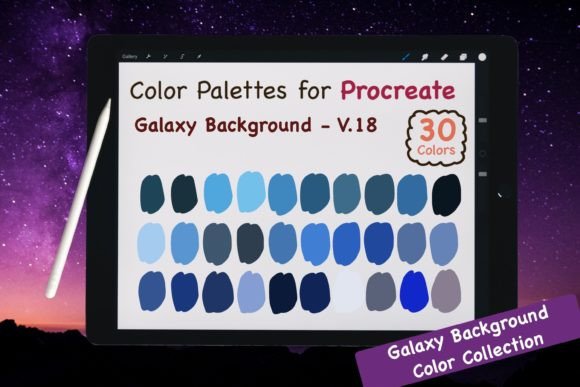 Download Procreate Color Palettes - Galaxy V.18 - Procreate Collection