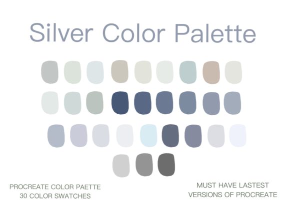 Download Silver Color Procreate Color Palette - Procreate Collection