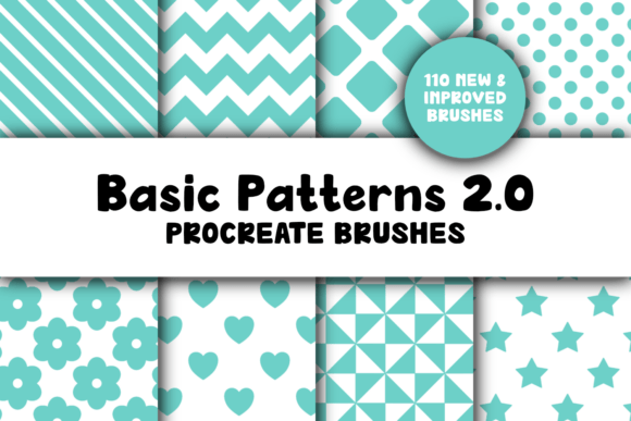 Download Basic Patterns 2.0 Procreate Brushes - Procreate Collection