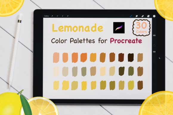 Download Procreate Color Palettes Set - Lemonade - Procreate Collection
