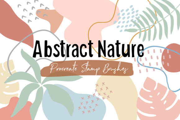 Download Procreate Stamp Brush - Abstract Nature - Procreate Collection