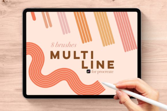 Download Multi Lines Brushes for Procreate - Procreate Collection