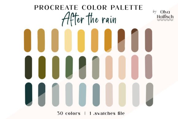 Download Natural Vintage Procreate Color Palette - Procreate Collection