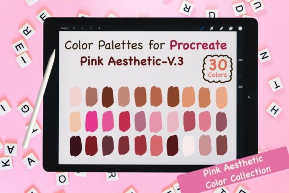 Download Procreate Color Palettes-Pink V.3 - Procreate Collection